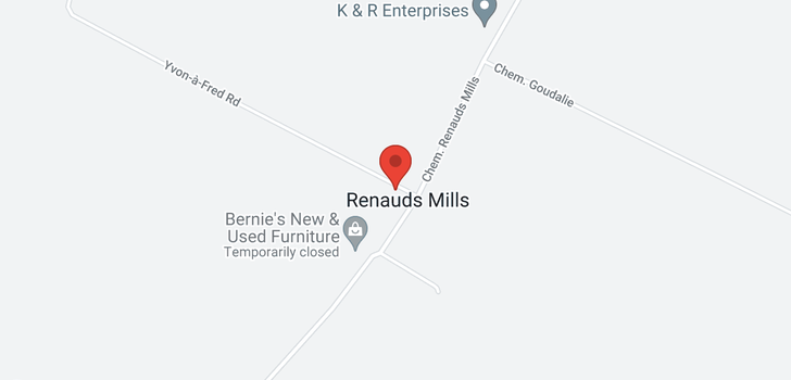 map of 617 Renauds Mills
